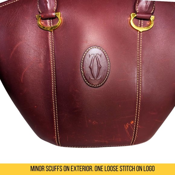 Cartier Must de Leather Shoulder Bag & Long Bi-Fold Leather Wallet DL205925 - Picture 6 of 16